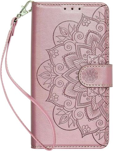 حقيبة محفظة لـ Galaxy A14 ، [حظر RFID] حامل بطاقة 3 مع فتحة بطاقة الائتمان PU غلاف واقٍ مغناطيسي للمجرة A14 (أرجواني) in Kuwait