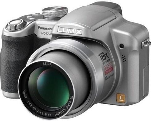 Panasonic Lumix DMC-FZ28S 10.1mp الكاميرا الرقمية مع 18x زاوية ضخمة الصورة الضوئية Zoom (Silver) in Saudi Arabia