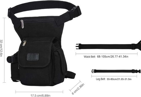Eshow الرجال قطرة الساق الحقيبة أدوات أكياس التكتيكية حقيبة الساق حزمة مراوح الفخذ أكياس دراجة الدراجات الورك حقيبة قماش الخصر حزم in Kuwait