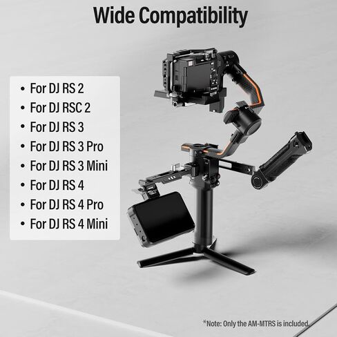 مقبض يد بمشبك ناتو قابل للتعديل من SIRUI لـ DJI Gimbals، مقبض حبال من السيليكون لـ DJI RS 3 Mini، RS 3، RS 3 Pro، RS 2، RSC 2، مثبت Ronin-S، ملحقات جيمبال تحميل 17.6 رطل، SC-ASH in Saudi Arabia