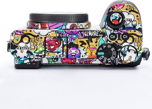تغطية الكاميرا المضادة للخلع ملصق جلدي لـ Sony A6600 Protector Vinyl Skin Decoration Decoration ILCE-6600 (Circuit Titanium) in Kuwait