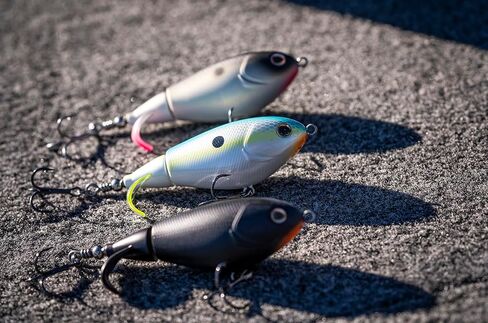 Berkley Choppo Topwater Fishing Lure, Assorted 3 Pack, 1/2 oz, 90mm Topwater, Enhanced Propeller Surface Area for Maximum Disturbance, Equipped with Sharp Fusion19 Hook in Kuwait