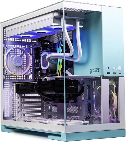Skytech Gaming Shadow Desktop PC ، Ryzen 7 5700 3.7 GHz (4.6GHz Turbo) ، NVIDIA RTX 5060 TI 8GB ، 1TB NVME SSD ، 32GB DDR4 RAM 3200 ، 650W GOLD GOLD ، WI-FI ، WIN 11 in Kuwait