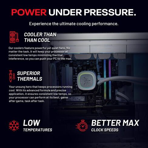 Skytech Gaming Shadow Desktop PC ، Ryzen 7 5700 3.7 GHz (4.6GHz Turbo) ، NVIDIA RTX 5060 TI 8GB ، 1TB NVME SSD ، 32GB DDR4 RAM 3200 ، 650W GOLD GOLD ، WI-FI ، WIN 11 in Kuwait