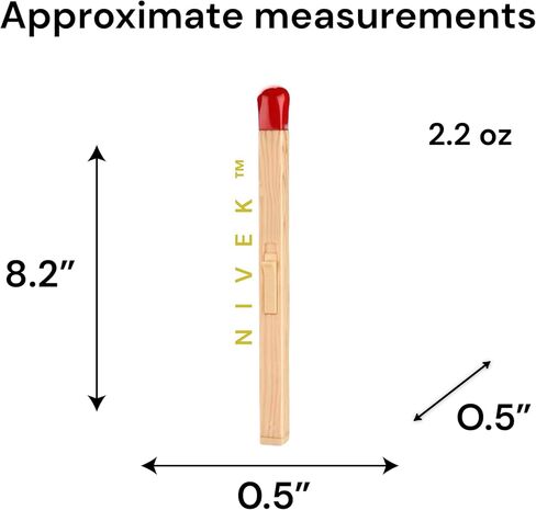 NIVEK Giant Match Stick Shaped Multipurpose Butane Refillable Lighter, Matchstick Novelty Lighter, Wood Color, Fun Cool Lighters (Wood Color) in Saudi Arabia