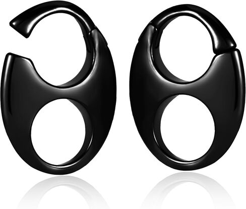 DOEARKO 2 قطعة الفولاذ المقاوم للصدأ الفطر الأذن الأوزان المقابس الشماعات ل امتدت فصوص الأذن الأذن مقاييس ثقب الموضة مجوهرات للجسم in Kuwait