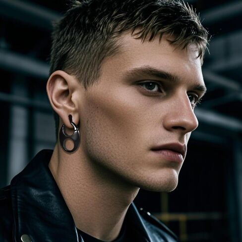 DOEARKO 2 قطعة الفولاذ المقاوم للصدأ الفطر الأذن الأوزان المقابس الشماعات ل امتدت فصوص الأذن الأذن مقاييس ثقب الموضة مجوهرات للجسم in Kuwait