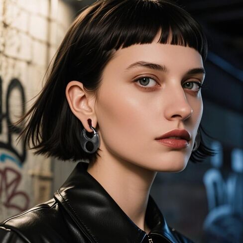 DOEARKO 2 قطعة الفولاذ المقاوم للصدأ الفطر الأذن الأوزان المقابس الشماعات ل امتدت فصوص الأذن الأذن مقاييس ثقب الموضة مجوهرات للجسم in Kuwait