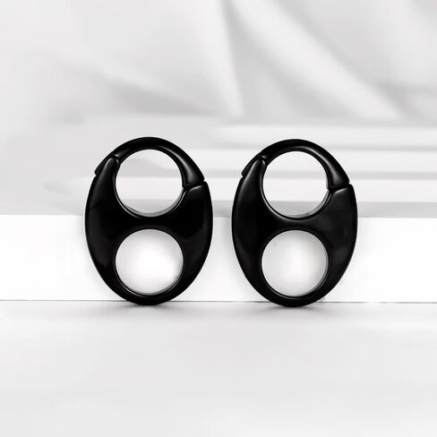 DOEARKO 2 قطعة الفولاذ المقاوم للصدأ الفطر الأذن الأوزان المقابس الشماعات ل امتدت فصوص الأذن الأذن مقاييس ثقب الموضة مجوهرات للجسم in Kuwait