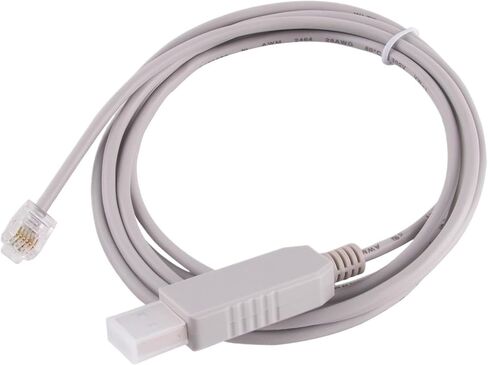 1PC ETX-125 ETX-90 ETX-70 LXD-75 LX90 CABLE PL2303GT USB RS232 إلى RJ10 4P4C CONTROL (16ft ، DB9 RJ9 بدون رقاقة) in Kuwait