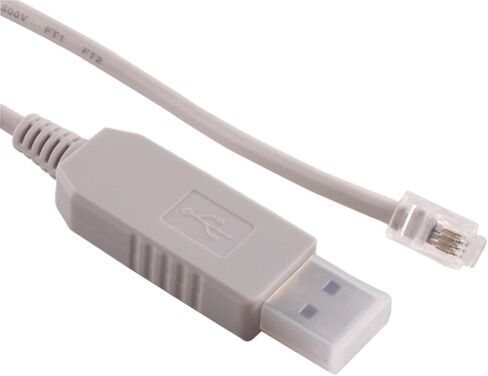 USB إلى RJ9 4P4C RS232 كابل التحكم التسلسلي للتلسكوب الاستوائي IEQ30 CEM25 CEM60 IEQ45 (1.8M) in Kuwait