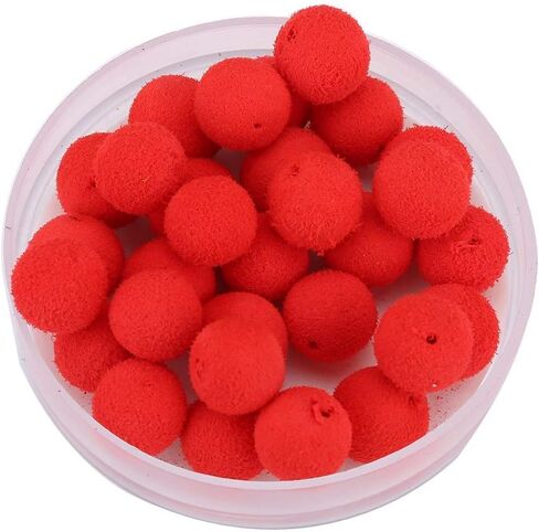 plplaaoo Carp Fishing Bait, 30Pcs/Lot Carp Fishing Fishing Bait, 10/12mm Foam Pop Up Soft Pellets Baits, Floating Lure Smell Carp Fishing Bait Artificial Floating Ball Beads Feeder, boilies Fishin in Saudi Arabia