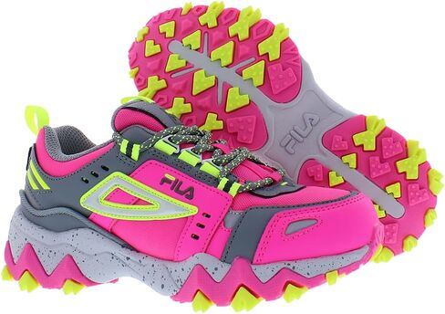 Fila Girl's Oakmont TR (Big Kid) Black/Sugar Plum/Electric Purple 5 Big Kid M in Saudi Arabia