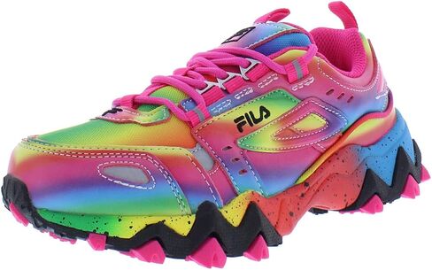Fila Girl's Oakmont TR (Big Kid) Black/Sugar Plum/Electric Purple 5 Big Kid M in Saudi Arabia