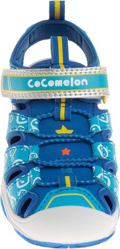 أحذية Josmo للأولاد والبنات Cocomelon - صنادل صيفية مضيئة مغلقة عند أصابع القدم - صنادل JJ Kids بحزام الشاطئ المائي للاستخدام الخارجي، شخصية رياضية سهلة الارتداء، سريعة الجفاف ومقاومة للماء (طفل صغير/طفل صغير) in Kuwait