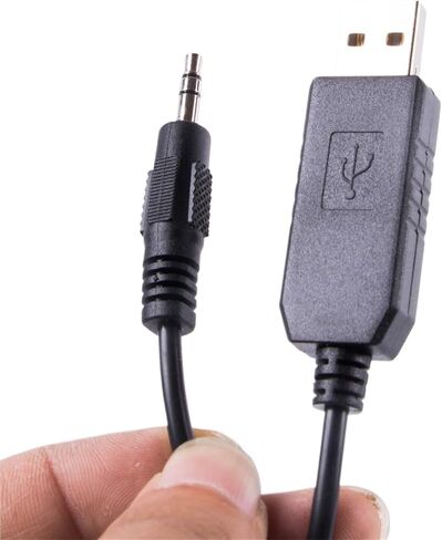 PL2303GT USB إلى RS232 المنفذ التسلسلي 3.5 مم مقبس الصوت المصغرة 3 أعمدة محول الاتصالات كابل uprgade (TIP-TX RING-RX) in Saudi Arabia