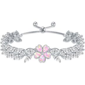 LWQQWL القلب الإسورة سوار للنساء 925 فضة جوهرة القلب الكفة سوار مجوهرات للبنات هدايا in Kuwait