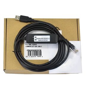 USB-PRONET-E Applicable Servo Drive Debugging Cable Programming Cable USB Port Data Download Communication Cable Dual Chip Design Industrial Grade 3 Meters