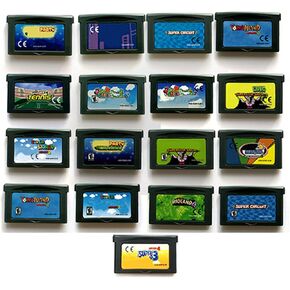 Red plum GAOHEREN Supermarioo Advance Series 1 2 3 4 Memory Cartridge Card Fit for 32 bits EUR EUR EUR Video Game Console Accessories GHR (Colour: Mari Advance2 EU)