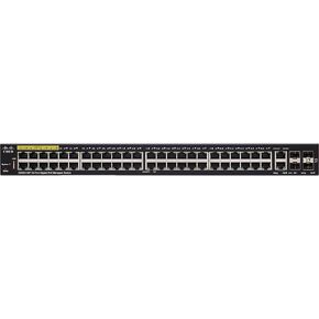 Cisco SG350-52P 52-Port Gigabit PoE Managed Switch Kit (Renewed)