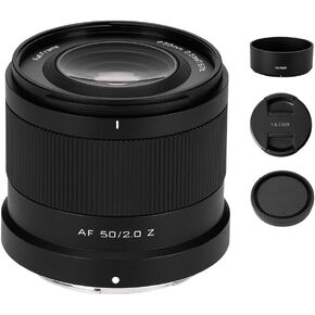 VILTROX AF 50mm F2.0 Air Z Full-Frame Large Aperture Lens Compatible with Nikon Z Mount Mirrorless Cameras Zfc Z50 Z5 Z6 Z7 Z8 Z9 Z7 Z50II Z6II Z30 ZF