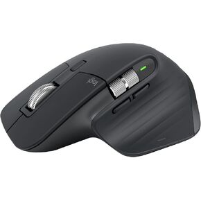 Logitech MX Master 3S Performance Wireless Mouse - Graphite With Bolt Reciever (Renewed)