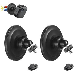 2 Pack Magnetic Wall Mount Compatible with Blink Outdoor 4 (4th Gen), Blink Outdoor 3/XT2/XT, Blink Mini – 360 Degree Adjustable No-Drill Magnetic Camera Mount for Steel or Flat Surfaces Without Tools