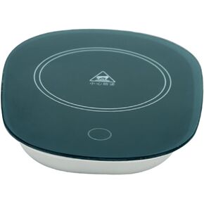 Amosfun 1Pc USB Mug Warmer Green Electric Beverage Heating Coaster for Home Office Thermal Insulation Multi Functional Cup Warmer for Friends Family
