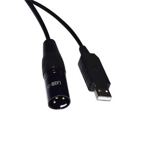 FT232RL USB to XLR 3PIN Male Adapter Converter RS485 Serial Cable for Audio Processing Device DPA-A DPA240P DPA260P(5m,Color A)