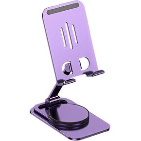 حامل الهاتف ، حامل الهاتف المكتبي Mount Universal Aluminalable Aluminium Complet Collable Stand for Desk جميع الهواتف الجهاز اللوحي للهاتف المحمول ، الأرجواني in Kuwait