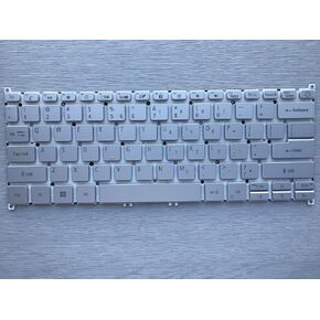 Original New for Acer Swift X SFX14-42G SFX14-42G-R607 Creator Laptop US Backlit Keyboard (Silver)