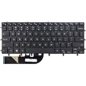 Replacement Laptop Keyboard with Backlit for Dell XPS 15 9550 9560 9570, Precision 5510 5520 5530 5540 & inspiron 15 7558 7568, for Dell Precision 5510 US Layout P/N: 0VC22N 0GDT9F