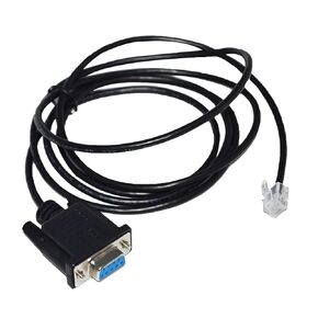 RS232 DB9 D-SUB 9PIN to RJ11 RJ12 6P4C Adapter Upgrade Cable for PC to Hand Controller KABLE(1m)