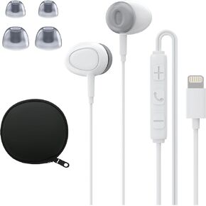 for iPhone Headphones Wired with Built-in Microphone and Volume Control,Earbuds Compatible for iPhone 14/13/12/11/XR/XS/X/8/7/SE/Pro/Pro Max,Support All iOS System.