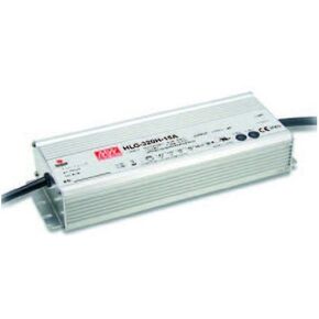 HLG-320H-24B Switching LED Driver Power Supply, Current Adjustable by Output Cable, 24 Volt, 13.34 Amp, 320 Watt
