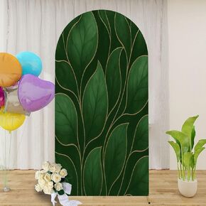 6.6FT Arch Backdrop Cover Honeycomb Wedding Arch Cover Spandex Fitted Stretchy Backdrop Stand Covers for Wedding Birthday Party Decoration
