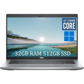Dell Latitude 5420 Laptop Business 14in FHD(1920x1080), 5420 Computer, Core i5 1145G7 Processor, 32GB RAM, 512GB SSD, HDMI, Windows 11 (Renewed)