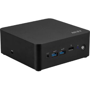 MSI Cubi NUC Barebone Desktop, Intel Core 7-1365U, 2X DDR5 Slots (up to 64GB), vPRO Enterprise, WiFi 6E, 3 Year Advance Replacement (13MQG-202BUS)