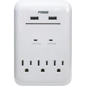 Handtools;Multitools;Multitools PBUSB343S Prime Wire & Cable 3-Outlet USB Charger