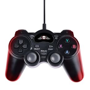 No Fear Gaming Controller - USB A - 1.5 m Cable - Plug & Play - Controller Adjustable - Black
