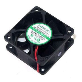 EverCool 60mm x 60mm x 25m Sleeve Fan, 4Pin EC6025M12S