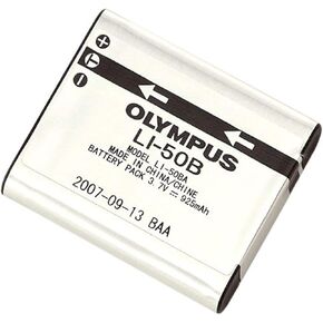 OM System Olympus LI-50B بطارية قابلة للشحن (Silver)