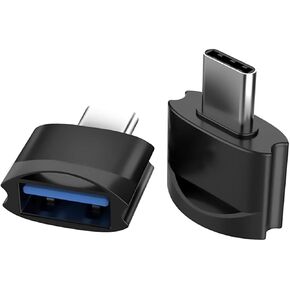 USB Adatper to USB-C OTG (2pack) Compatible with Google Pixel C Tablet add Fast 5Gigabyte Expansion Devices Like Keyboard, Mouse, Gamepad, Backup, Sync, 100+ Uses