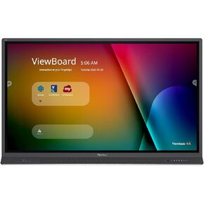 ViewSonic IFP6552 65 Inch ViewBoard 4K Interactive Flat Panel Display with 33-Point Touch, Integrated Microphone and HDMI, VGA, RJ45, 60W Powered USB-C Connectivity