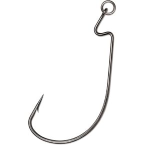 VMC Ringed Wide Gap Hook Black Nickel #4/0, Multi, One Size (RWG#4/0BNPP)