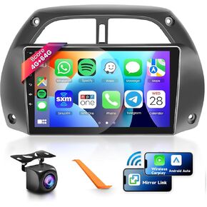 8 Core 6G+128G Car Radio Stereo لـ Toyota Rav4 2001-2006 مع Carplay/Android Auto ، 9 بوصة 1280 * 720p شاشة تعمل باللمس in Kuwait