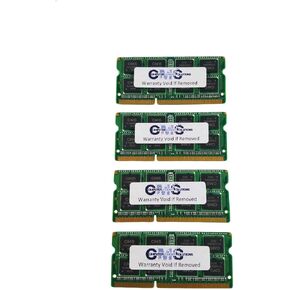 CMS 16GB (4X4GB) DDR3 10600 1333MHZ Non ECC SODIMM Memory Ram Upgrade Compatible with Apple® iMac Core I3 3.06 21.5-Inch (Mid-2010) - A28