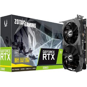 ZOTAC GAMING GeForce RTX 2060 6GB GDDR6 192-bit Gaming Graphics Card, Super Compact, ZT-T20600K-10M (Renewed)