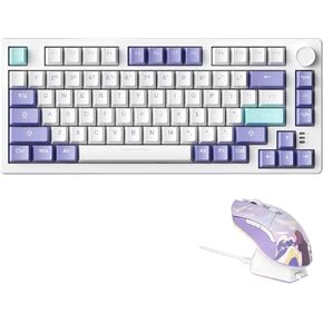 DAREU EK75PRO Wireless Mechanical Gaming Keyboard and Wireless Gaming Mouse with Charging Dock Combo