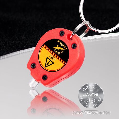6 Pack Ultra Red LED مصباح يدوي ، مصباح يدوي Mini Light -key -keychain ، مصباح يدوي في سلسلة المفاتيح للمراقبة الليلية - قذيفة حمراء in Kuwait